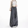 2026 Women's Korean Style Loose Casual Pants - Trendy, Versatile Spring/Summer Drop-Weight Straight Leg Cargo Pants.