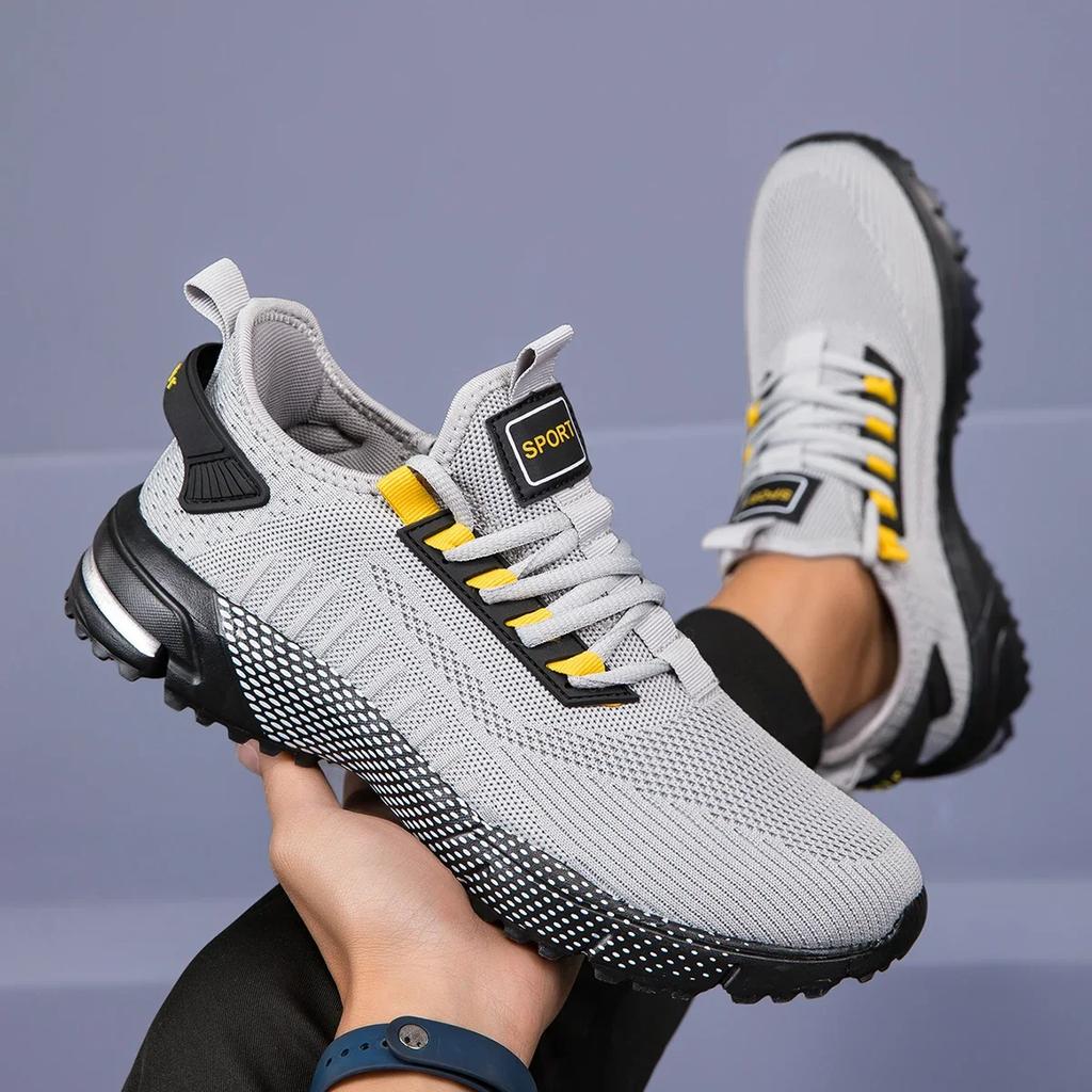 Fashion Men's Sneakers Breathable Mesh Men Casual Shoes Outdoor Non-Slip Sports Walking Lightweight Male Tennis Shoes Zapatillas Hombre