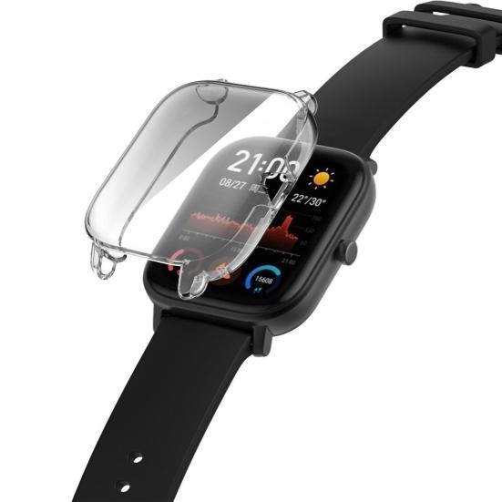 Watch Case Anti-scratch Electroplating TPU Smart Watch Full Protector Cover Shell for Amazfit GTS 3