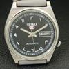 Seiko 5 AUTOMATIC JAPAN VINTAGE 6319A MENS ARABIC BLACK DIAL WATCH A702530-1