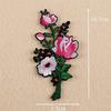 11Pcs Embroidery Rose Flower Sew Iron On Patch On Badge Bag Jeans Applique Craft