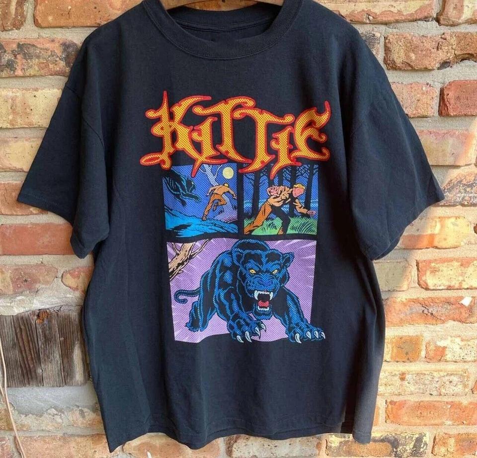 2002 KITTIE BAND RUN LIKE HELL Shirt Short Sleeve Black Unisex S-5XL 2XL