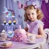 Convenient 3Tier Cupcake Stand Portable Cake Stand Convenient Cardboard Cupcake Tiers Stands for Different Gatherings