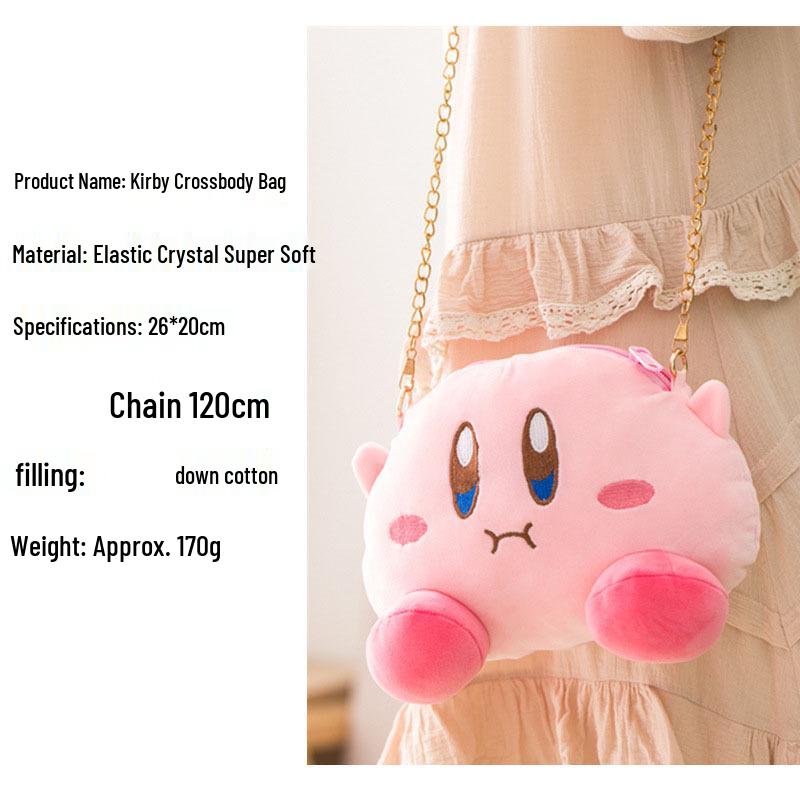 Kirby Cartoon Car Headrest Neck Support Pillow