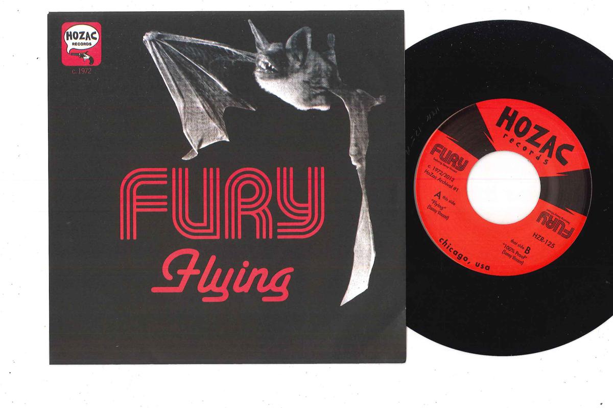 

7inch Record FURY - Flying HZR125 HOZAC 2012 US Rock Used