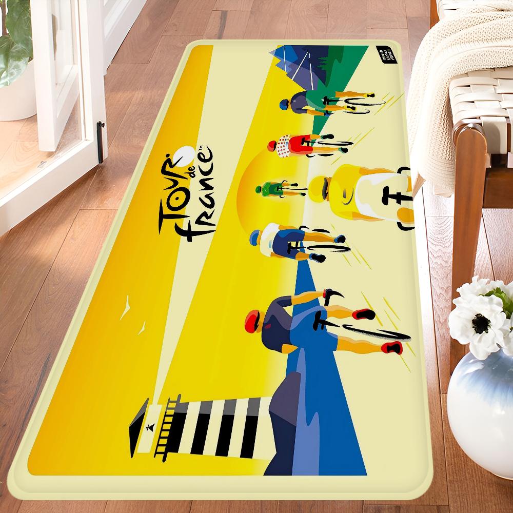 Tour De France Floor Mat Nordic Home Decor Doormat Bathroom Toilet Mats Bedroom Hotel Non Slip Mat