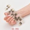 22pcs Sheet Laser Bronzing Full Cover Nail Stickers Long Lasting Tearable Cute Nail Art Wraps Design