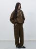 GENERALIDEA Unisex Stitch Cargo Sweatpants [Khaki] / Sbe4U52013