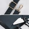 Elegant Laptop Carrying Bag for Women Professional PU Leather Shoulder Crossbody Purse Spacious Business Work Bag  Dark green