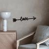 Stunning 1pc Love Metal Wall Art Decor! Fun Animal Decor for Home. Cupid's Arrow.living Room, Bathroom. Wall Decoration.