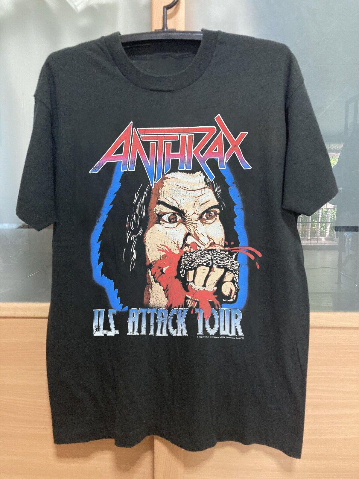 Anthrax US 2022 Tour Concert T-shirt Gift For Fan S to 5XL XL