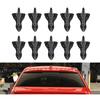 Universal Shark Fin Diffuser Vortex Generator Car Roof Spoiler Bumper Empennage