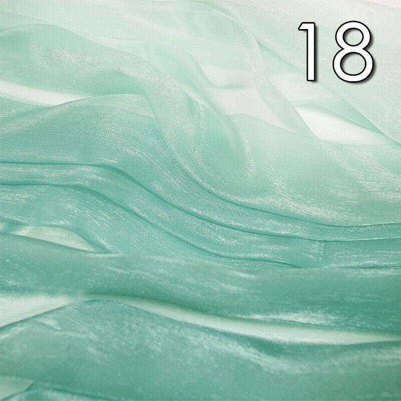 100X150CM Brocade Silk Gradient Chiffon Fabric Hanfu Stage Costume Material Crafts Organza Tulle Fabric DIY Sewing Supplies