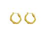 18K Gold Plated Minimalist Earrings for Women - Anti-Allergic Light Luxury European and American Design