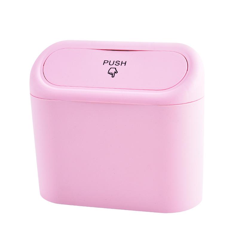 Multifunctional Car Trash Can and Storage Box for Seat Back or Door Mounting