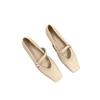 Fashion Hot Selling Korean Gentle Flat Shoes For Women 2025 Spring And Autumn New Design Mary Jane Shoes French Elegant Women'S Shoes