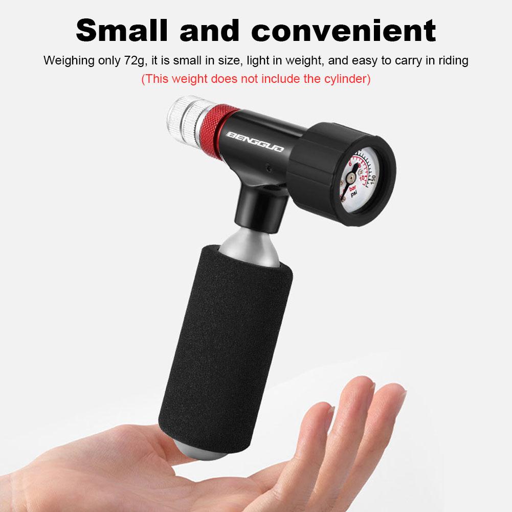 Air Pump Inflator Adapter Lightweight Bike Inflator Head Reusable Bike Inflation Valves Head for Bicycle Repairment Accessories