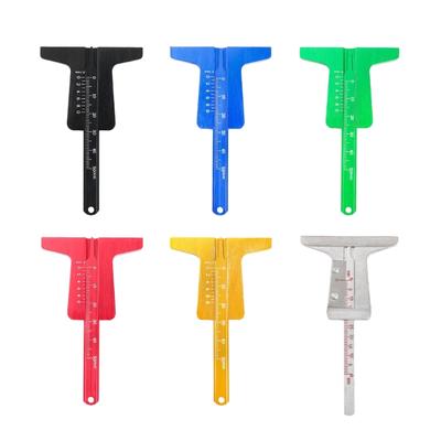 Rustproof Stainless Steel Tire Depth Gauge Measuring Tool Featuring Easy To Read Marking Ideal for Car and Bike Tires
