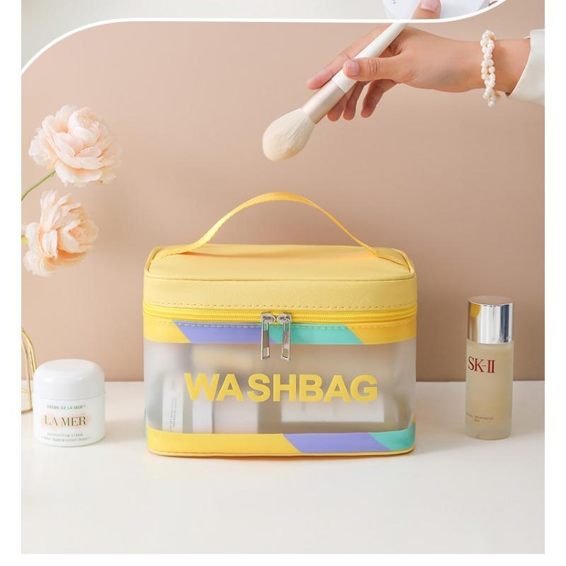 Geantă cosmetică de mare capacitate, de mare valoare, pentru femei, geantă de călătorie portabilă, geantă de înot, produse de îngrijire a pielii, geantă de toaletă