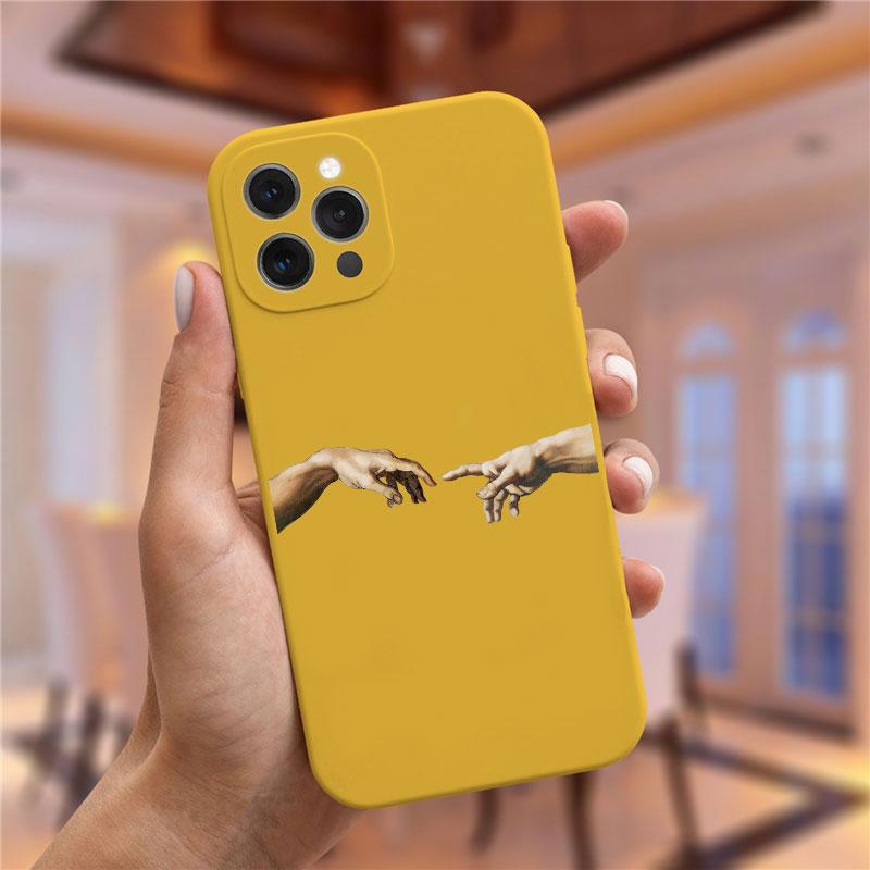 

Мягкий чехол для телефона «Забавное ручное создание Адама» для iPhone 13 12 Pro MAX 11 Pro Max 6S 7 8 Plus XS Max XR XS, чехол ярких цветов iPhone 13Pro Max