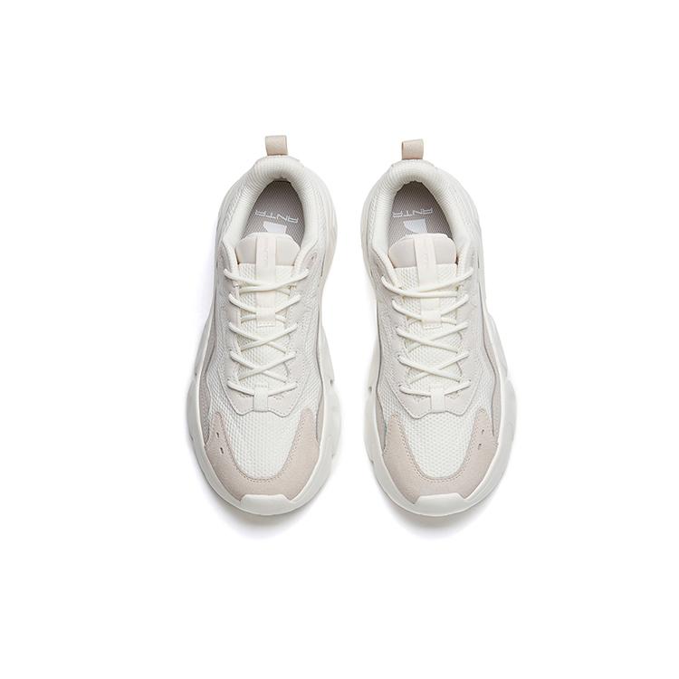 Anta Life Collection Textile, Synthetic Leather Cushioning Slip Resistant Abrasion Resistant Low top Casual Shoes Men's 912248825-1