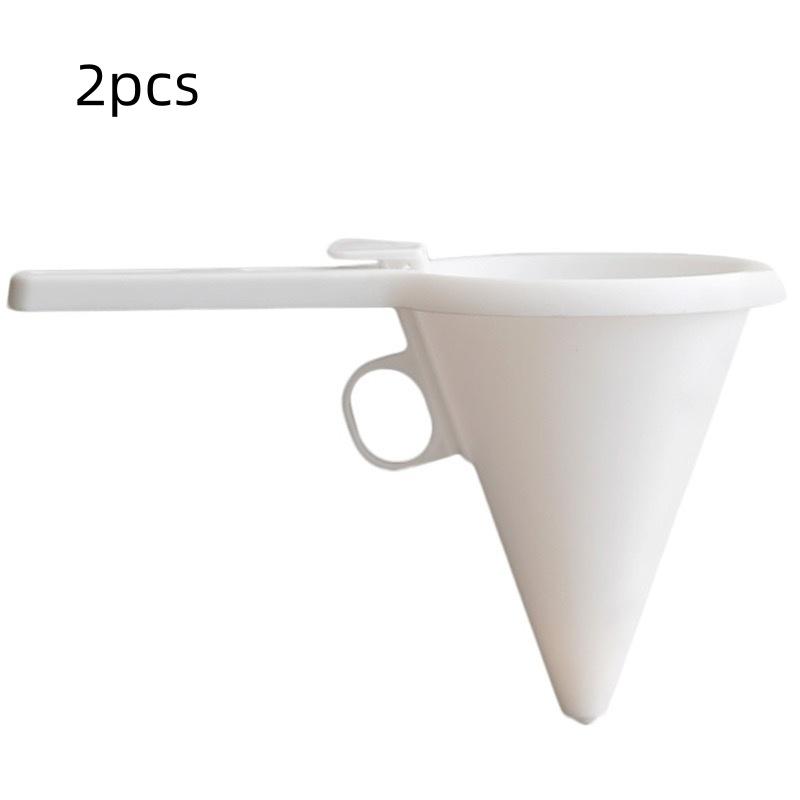 

2pcs/Handheld Cake Batter Strainer Baking Tool Batter Filter Funnel