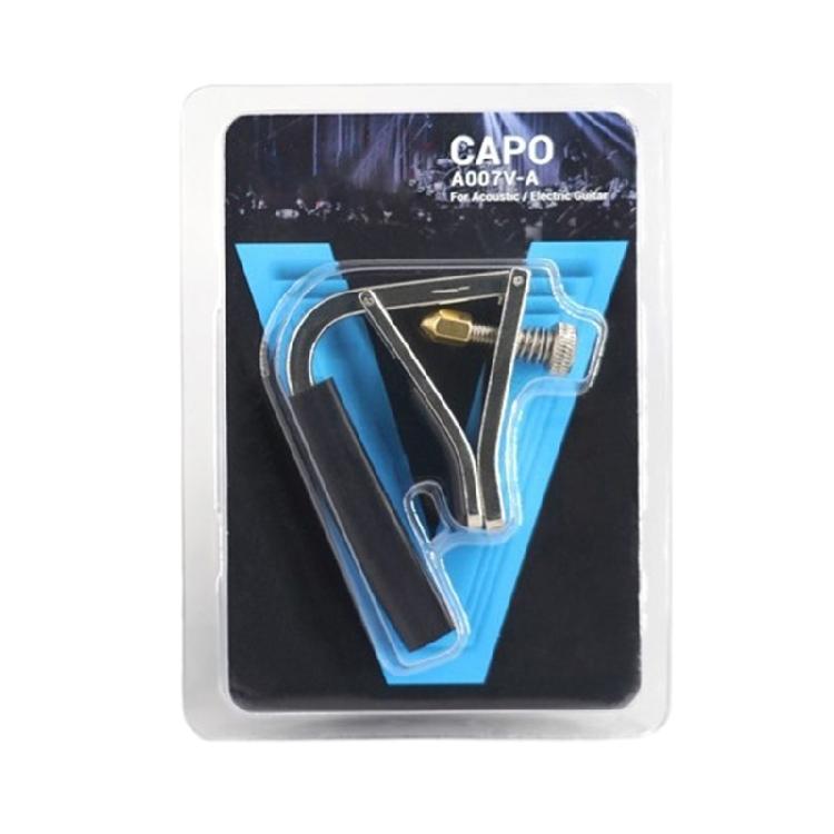 Secure Screw On Guitar Capo for Acoustic Guitars Protects Guitar Finish