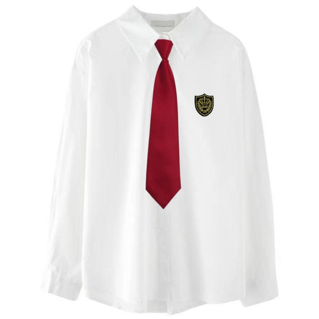 Red Formal Skirt Suit for Students: Academy-Style Choir & Sports Uniform