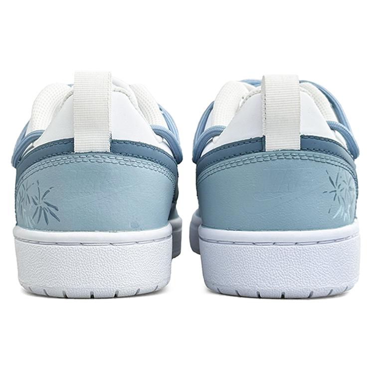 Nike Court Borough Low top Skateboard Shoes Women's Blue White BQ5448-100(Team13-)