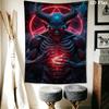 Dark Reaper Tapestry Gothic Grim Reaper Wall Hanging Tapestry Wallmounted Fashion Print Work Of Art Background Wall Hanging Cloth