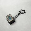 Transparent Star Keyboard Keychain Pendant Decompression Keys PC Cap Fingertip Press Mechanical Keyboard EDC