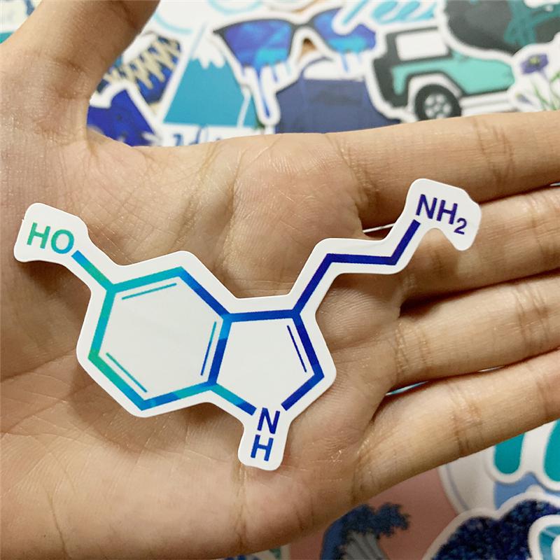 Waterproof Small Fresh 50Pcs Graffiti Stickers Suitcase Notebook Scooter Sticker 