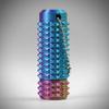 3D Printed Spiky Tactile Fidgeting Toys Small Pocket Grippie Stim Stress Fidgeting Toy 360 Degree Bearing Rotation Roller
