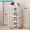 Narrow 7-Tier Metal Shoe Rack