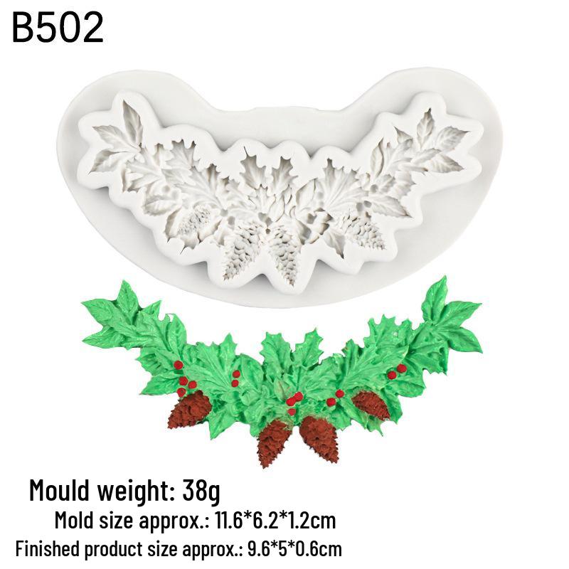 Reindeer DIY Christmas Fondant & Resin Mold for Cake, Chocolate, Plaster, Pine Cone, and Clay.