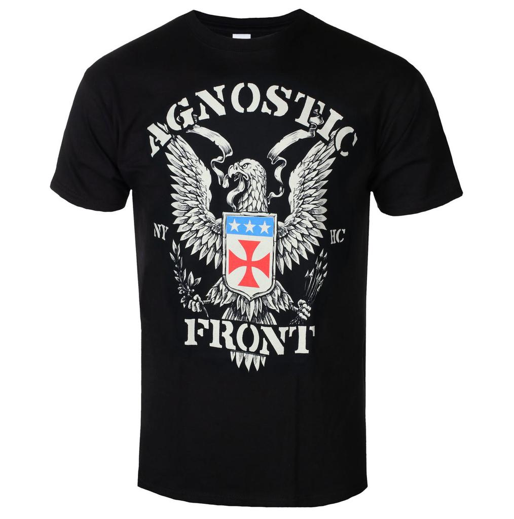 2026 Summer Agnostic Front Graphic Cotton Band Tshirt Unisex Summer Short Sleeve Fashion Brand Tee Luxury Casual Vintage Tees