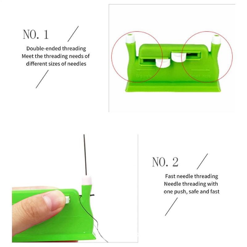 Automatic Needle Threader Wire Stitch Insert Machine Hand Sewing Thread Sewing Tool Quick Sewing Needle Changer for Elderly