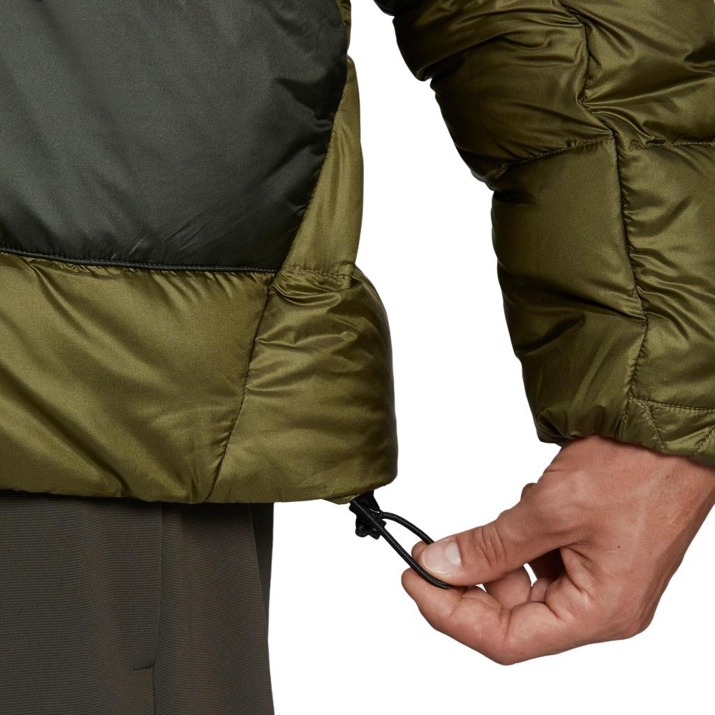 Adidas Down Jacket Men's Dark Olive Green/Deep Earthy Brown GQ3690
