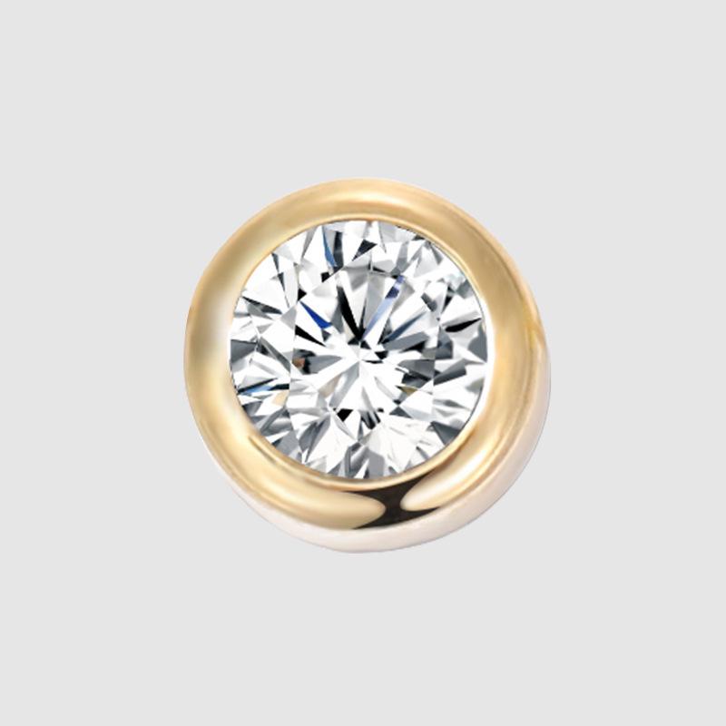 Dicembre Acciaio al Titanio Strass Collana Bracciale Fai da Te Ciondolo Tondo Charm