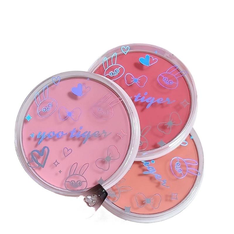Korean Style Matte Single Color Blush For Natural Complexion