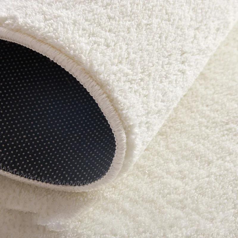 Modern Style Carpets for Living Room Thick Plush Bedroom Decor Flower Carpet Large Area Home Anti-slip Floor Mat Fluffy Soft Rug