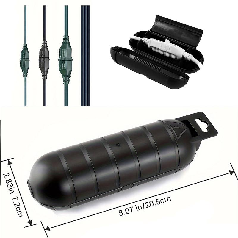 Outdoor Extension Cable Safety Cover, Waterproof Sealed and Weather Proof Electrical Connection Box Indoor and Outdoor Socket