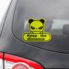 Reflective Car Decal, Distance Sticker, High Visibility Panda Sticker, Adhesive Car Accessories, Outdoor, Travel, Driving