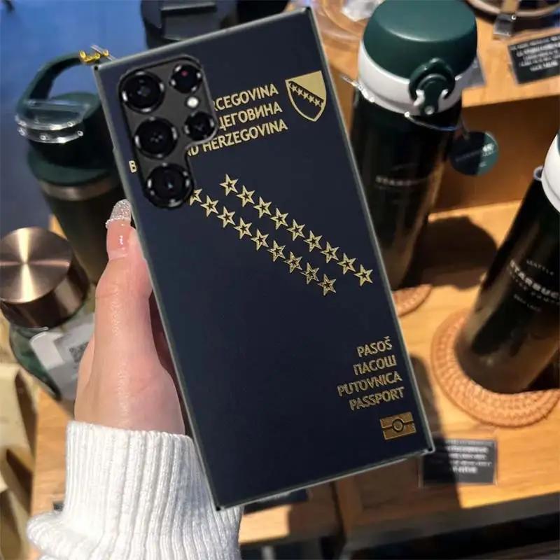 

Bosnia and Herzegovina Passport Cases Phone Case for Samsung Galaxy S26 Ultra S25 Edge S24 S23 FE S21 Plus S20 S22 Cover TPU Cap Samsung S20 FE