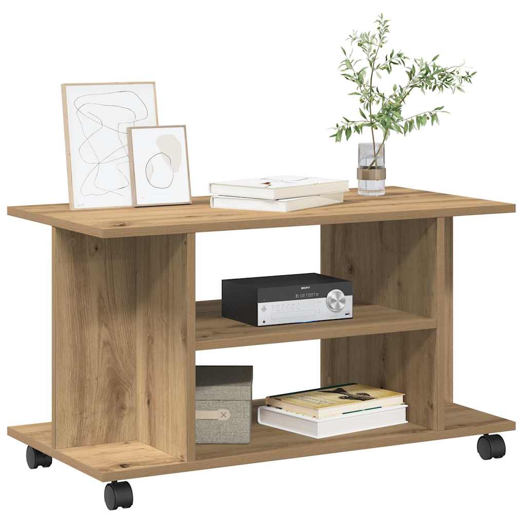 Vidaxl TV Cabinet, Artisan Oak, 80X40X45Cm, Wood-Based Material