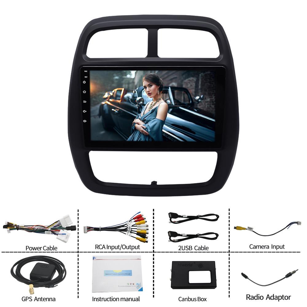 Compatible Renault Kwid Android Navigation System with WiFi, GPS, Reversing Camera, and MP3 Player for 15 Models