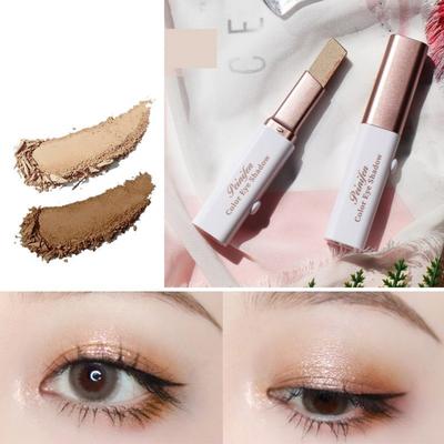 YiYe Bâton de fard à paupières bicolore 6 couleurs 22 g 22 g, 04 # couleur terre, 1 pièce