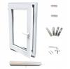 Ventana de PVC Blanca 40x60 Izquierda 400x600 mm Oscilobatiente, Doble Acristalamiento