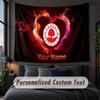 Custom Name Text Tapestry,Nottingham Forest Decorative Wall Hanging, Background Tapestry For Home Bedroom