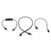 1Pc Case Fan Adapter Connector Cable Usb 2.0 A Male To 3-Pin Pwm 5V Usb Sleeved Fan Power Adapter Cable